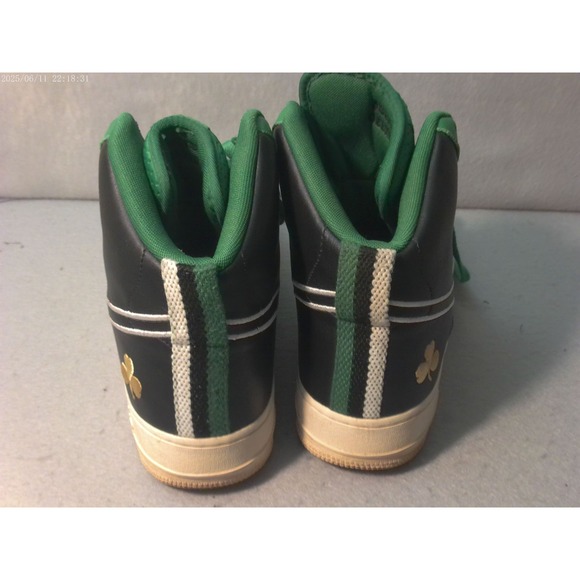 NIKE AIR FORCE 1 HIGH PREMIUM ID "NBA BOSTON CETLICS" SZ 12 RARE! [AQ3956-992]‎ - Picture 4 of 6